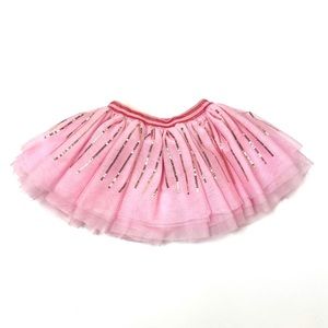🐯2/$15🐯 DISNEY Princess TuTu Skirt Pink Sequins